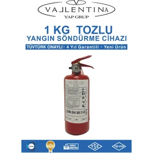 1 kg Yangın Söndürme Cihazı TSE-HYB/CE BELGELİ 4 YIL GARANTİLİ(Tüvtürk Onaylı)