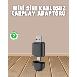 Kablosuz Carplay Adaptörü – Usb-A & Type-C Uyumlu Hızlı Bağlantı Cihazı