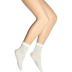 Petek Desenli Mikro Soket Kadın Çorap