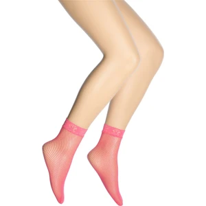 File Soket Kadın Çorap Fuşya / 80