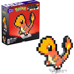 Mega Bloks Mega Pokemon Charmander Pixel Sanatı Yapım Seti 349 Parça HTH76