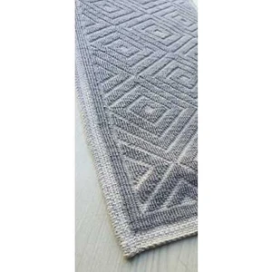 Bukle %100 Pamuklu Kilim Doğal