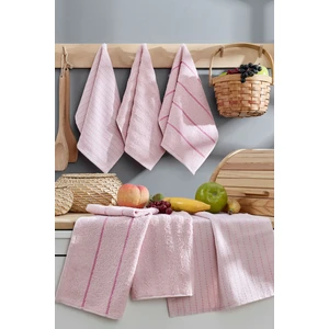 Sophia Mutfak Havlusu 6 Adet (45X30 Cm) Pudra