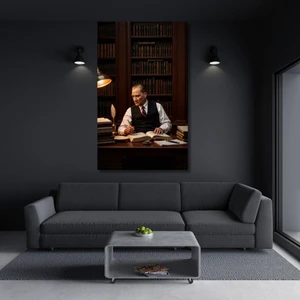 Hd Digital Baskı Yüksek Çözürnürlüklü Atatürk Desenli Kanvas Tablo