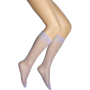 İri File Dizaltı Kadın Çorap