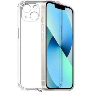 Caseart Apple iPhone 13 ile Uyumlu Kapak Kamera Korumalı Şarj Yeri Tıpalı Şeffaf Silikon Kılıf