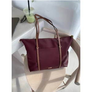 Çift Saplı Paraşüt Kumaş Geniş Günlük Omuz Çantası