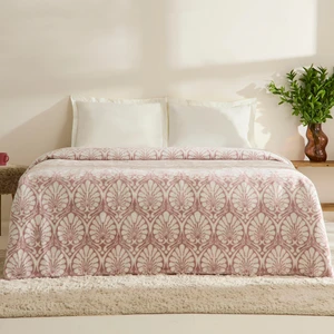 Karaca Home Miusa Çift Kişilik Akrilik Battaniye Gül Kurusu