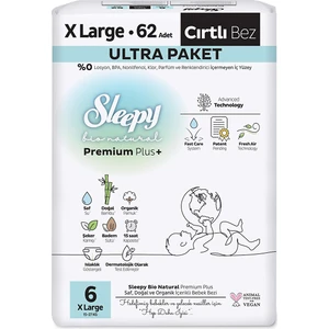 Bio Natural 6 Beden 62 Adet