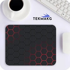 Petek Desenli Mouse Pad 25X30 cm Kaymaz Taban Oyuncu Mousepad Ofis Bilgisayar Laptop Masaüstü Pedi