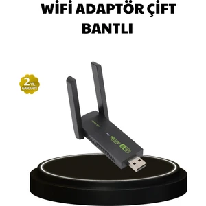 Dual Band USB Wifi Adaptör – 1200 Mbps Hız