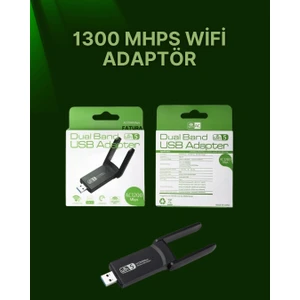 USB 3.0 Wireless Adaptör – 2.4ghz & 5ghz Destekli