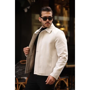 Kaşe Kumaş Düğmeli Ceket