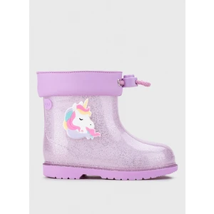 Lila Bebek Yağmur Botu Bımbı Unıcornıo Glıtter