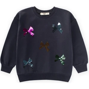 Pullu Sweatshirt 2-10 Yaş Antrasit