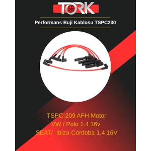 Vw / Polo - Seat / Ibiza-Cordoba 1.4 16V – Afh Motor Performans Buji Kablosu
