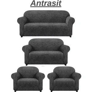 Arife Home 3+2+1+1dokuma Jakar Koltuk Örtüsü. Lastikli, Esnek, Yıkanabilir Koltuk, Kanepe, Çekyat Örtüsü/kılıfı