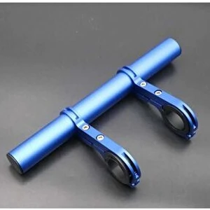 Scooter Çift Bareketli Mavi Ek Gidon