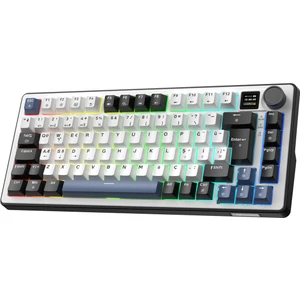 Aura RGB Bluetooth, 2.4G USB Kablosuz Gasket Gaming Mekanik Klavye Hot Swap TFT Ekran
