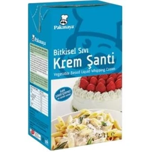 Bitkisel Sıvı Krem Şanti Şekersiz (1 L)