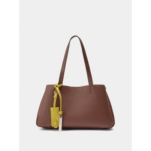 Charm'lı Düz Tote Çanta