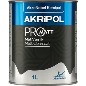 Akzonobel Akripol Pro 2k Akrilik Mat Vernik 1 Litre