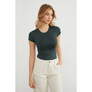 Basic Bisiklet Yaka Çıtçıtlı Body