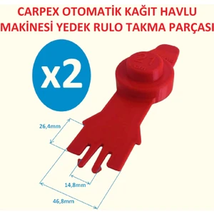 Poyraz Bioplast Carpex, Diversey Otomatik Kağıt Havlu Dispanseri Yedek Parça Kırmızı 2 Adet