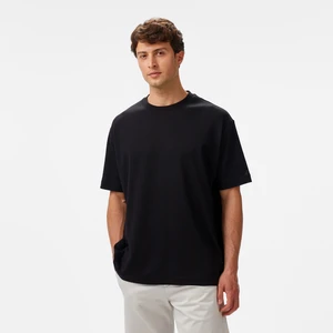 Erkek Siyah Oversize Fit T-Shirt