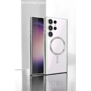 Samsung Galaxy S24 Ultra Kılıf Kamera Korumalı Sararmaz Magsafe Şarj Özellikli A+ Kalite Kapak