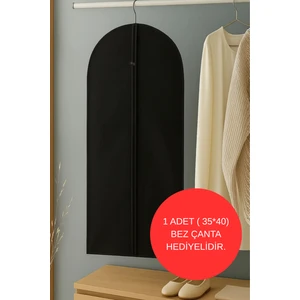 Abiye, Kıyafet, Elbise Kılıfı, Elbise Koruma Taşıma Kılıfı, Gamboç Siyah, Elbise Hurcu