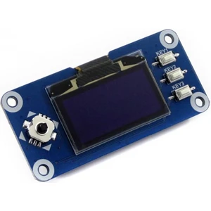 Waveshare 1.3inch OLED Hat LCD Ekran, 128X64, SPI-I2C  Arayüz (Raspberry Pi Uyumlu)