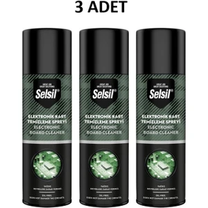 Elektronik Devre Kart Temizleme Spreyi 200ML 3 Adet