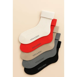 Katia & Bony Kadın 5'li Derby Havlu Soket Çorap