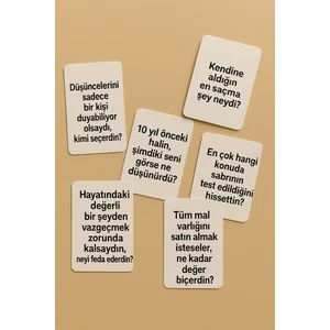 Adet Sohbet Açıcı Soru Kart Oyunu