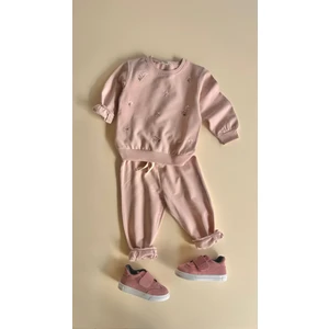 Sweatshirt Takım 1-7 Yaş Pudra Pembe