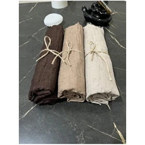 Organic Scarfs Bambu Kraş Şal 3’lü Set