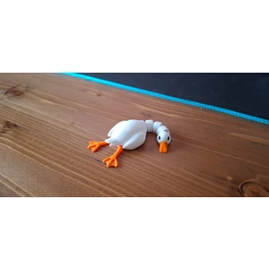 3D Baskı Eklemli Ördek – Hareketli Masaüstü Oyuncak ve Dekoratif Figür (10 Cm)
