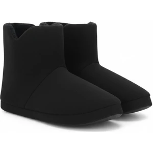 AUR312 Düz Renk Içi Peluşlu Erkek Panduf Ev Botu Ev Ayakkabısı