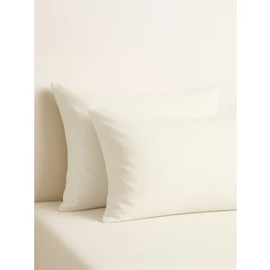 | Purecomfort |  Doğal Pamuk 2'li Yastık Kılıfı Seti | Ekru