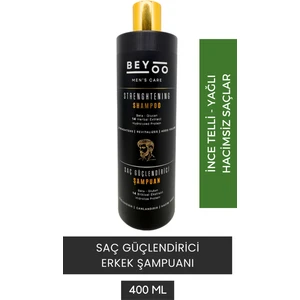 Erkekler Için Saç Güçlendirici ve Dökülme Karşıtı Profesyonel Şampuan 400 ml - Biotin & Keratin