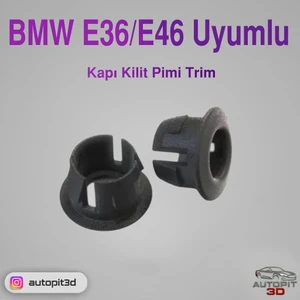 Bmw E36/E46 Uyumlu Kapı Kilit Pimi Trim