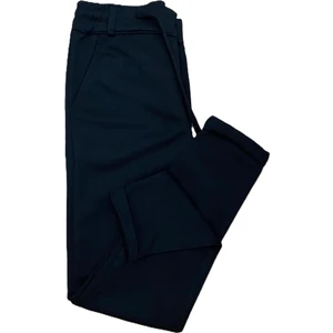 Erkek Rahat Kesim Beli Bağlamalı Yan Cepli Esnek Jogger Pantolon Siyah