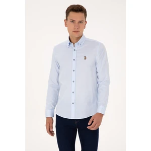 U.s. Polo Assn. Erkek Açık Mavi Gömlek Basic 50316788-VR003