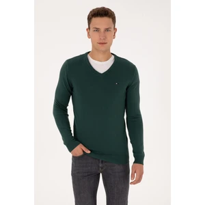 U.s. Polo Assn. Erkek Koyu Yeşil Kazak /triko 50313668-VR079