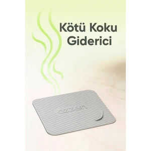 Gri Kötü Koku Böcek Önleyici Silikon Mat Banyo Mutfak Lavabo Balkon Gider Tıpası Kapağı