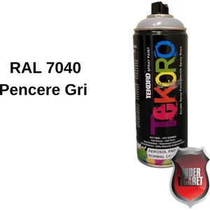 Akrilik Sprey Boya Tekoro 400 ml – Metal, Plastik, Ahşap Cam ve Oto Yüzeylere Uygun Renkler