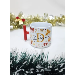 Happy Mountains Isme Özel Kişiye Özel Gold Detaylı Yılbaşı Temalı Happy New Year Design T Kupa Bardak Latte Fincanı