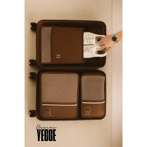 3'lü Ön Cepli Valiz Düzenleyici Bavul Içi Organizer Set Seyehat Hurcu-Kaliteli Bavul Içi Düzenleyici