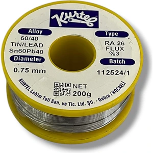 Lehim Teli 0,75MM 200 Gram (Orjinal)